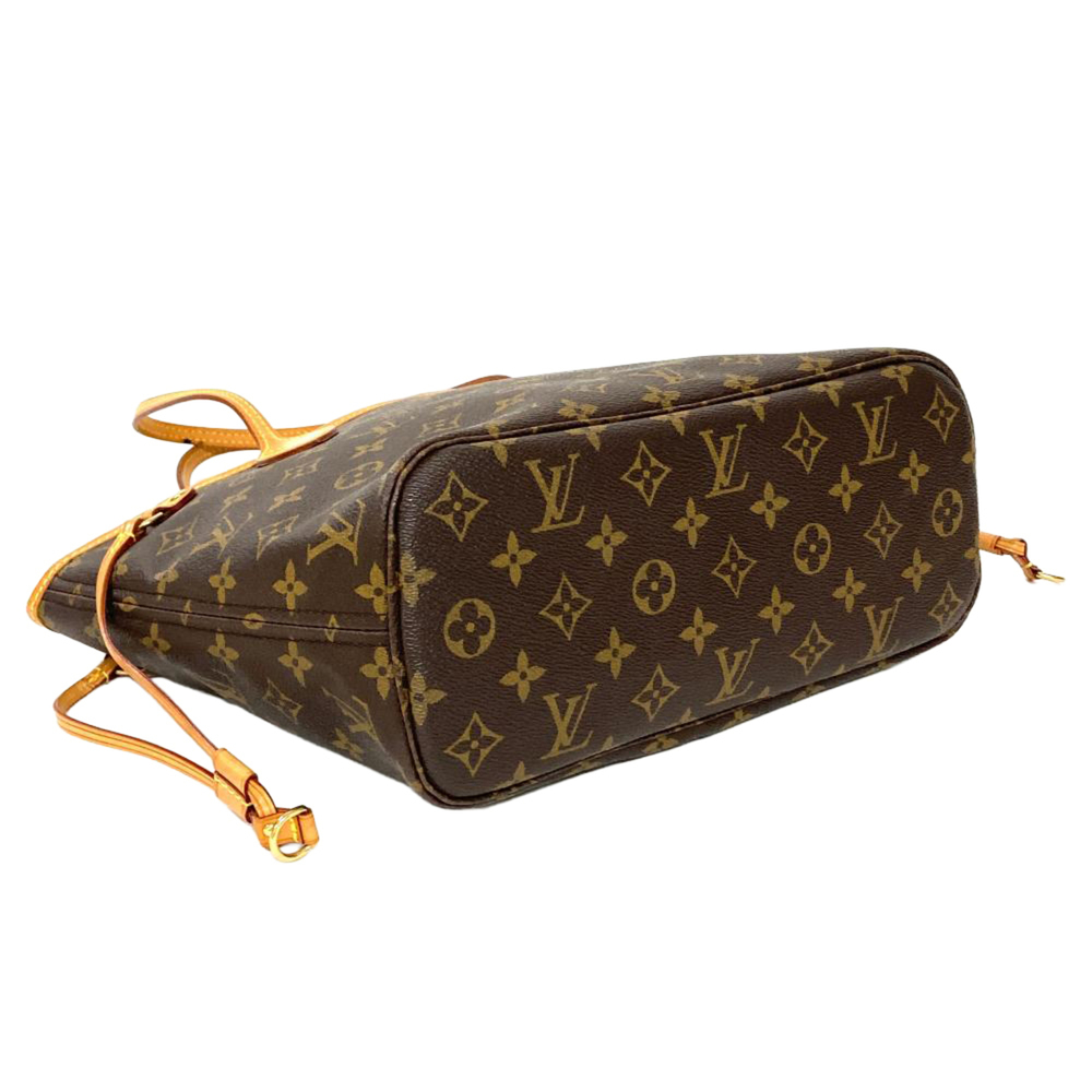 LOUIS VUITTON Brown Monogram Canvas Neverfull PM Tote Bag - Picture 4 of 13
